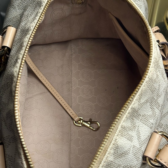 Michael Kors Beige and Brown Satchel - Picture 13 of 17